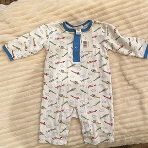 Baby Loren Airplane romper NWT